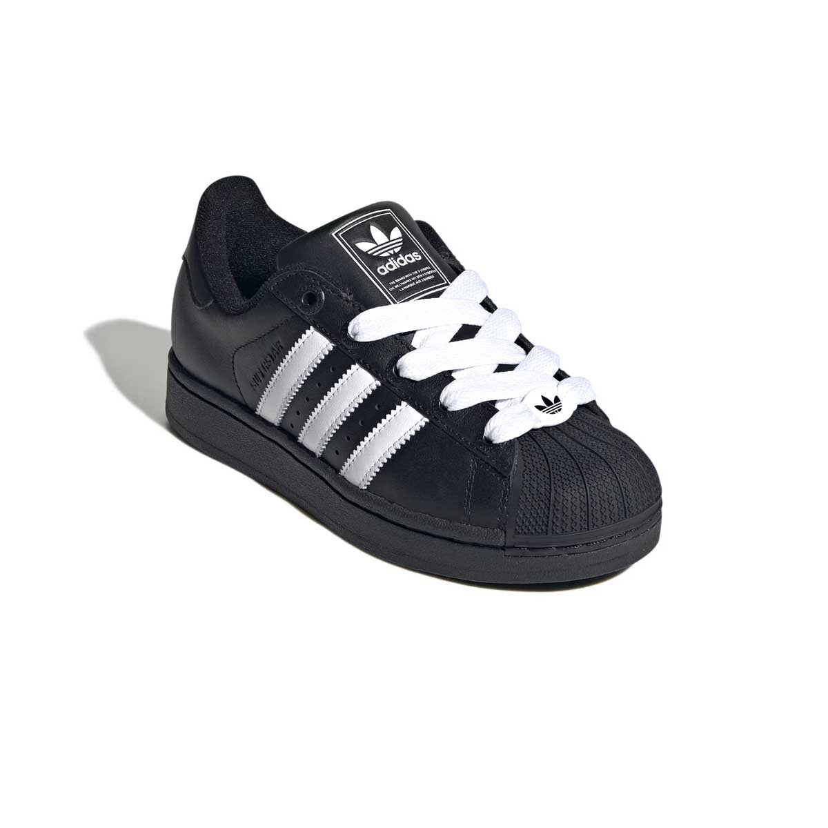 Kids Superstar II Sneakers - Core Black & Cloud White | Comfortable Athletic Shoes for Boys & Girls | Perfect for School, Sports & Casual Wear