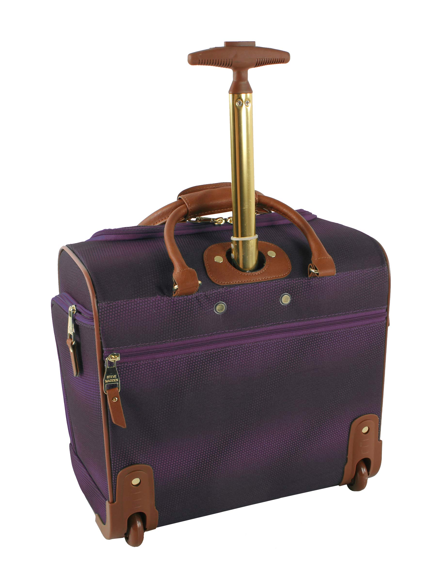 Steve Madden Unisex-Adult Luggage Spinner Suitcase - Shadow Purple, One Size Carry-On for Travel, Business Trips & Vacations