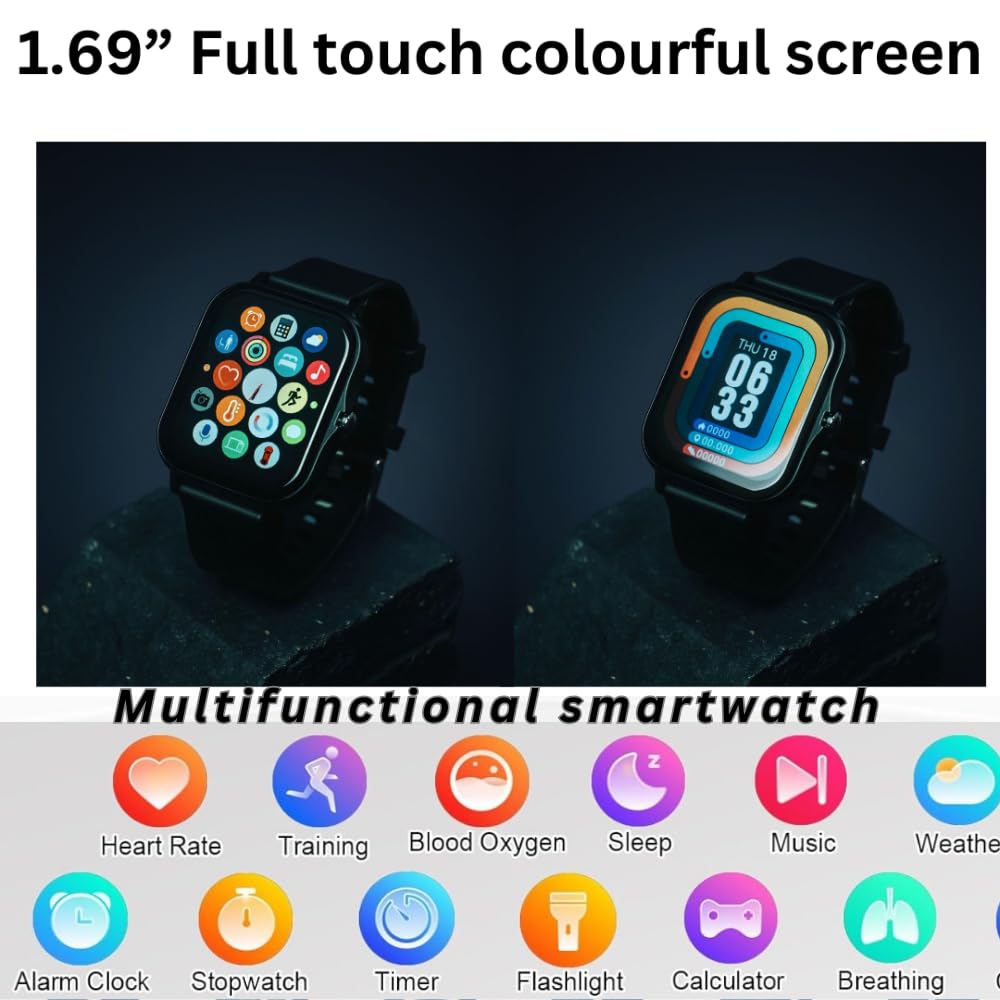 Smart Watch for Men & Women - 1.69