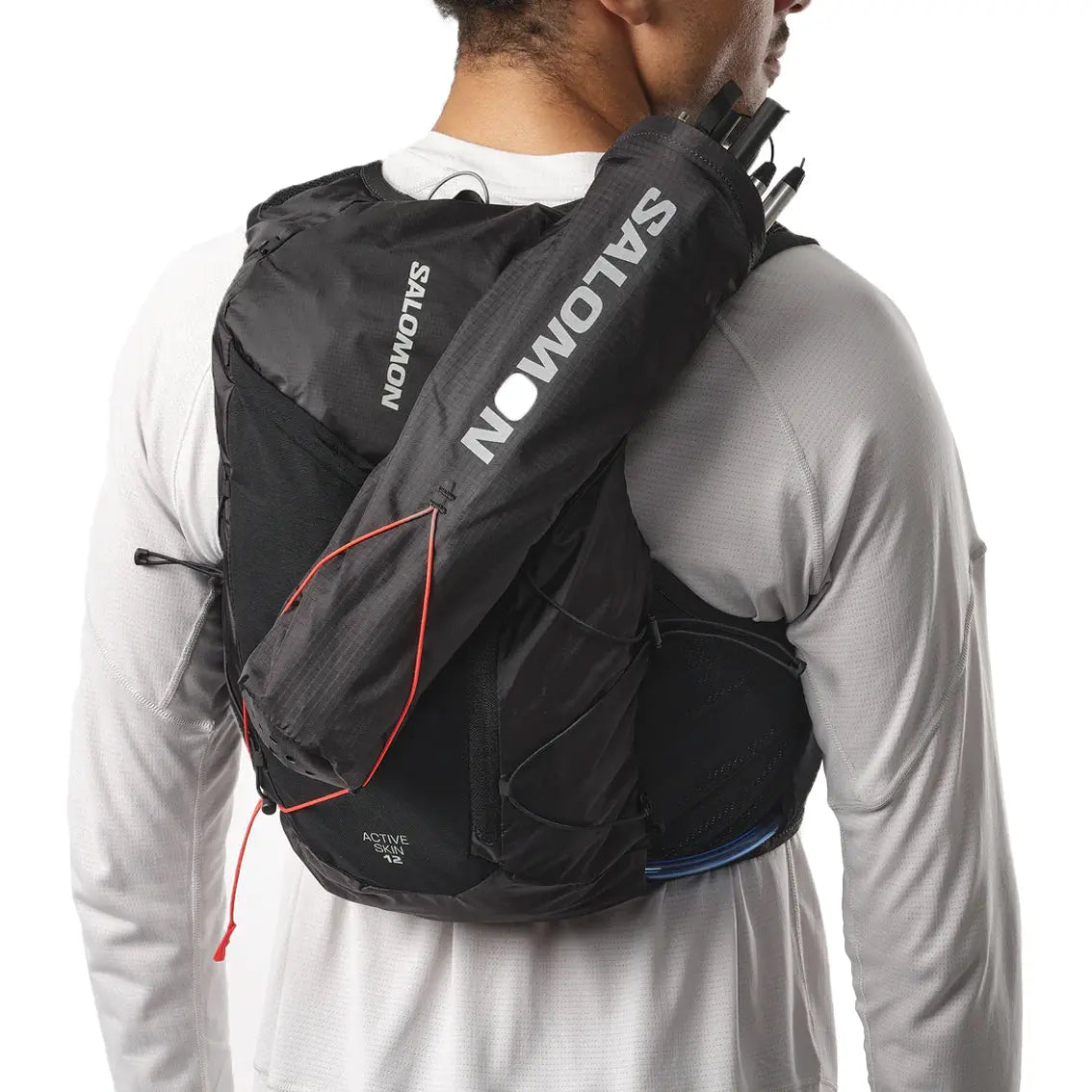 Unisex Salomon Active Skin 12 Hydration Vest with Water Reservoir - Lightweight Running Pack for Trail Runners, Hikers & Outdoor Enthusiasts