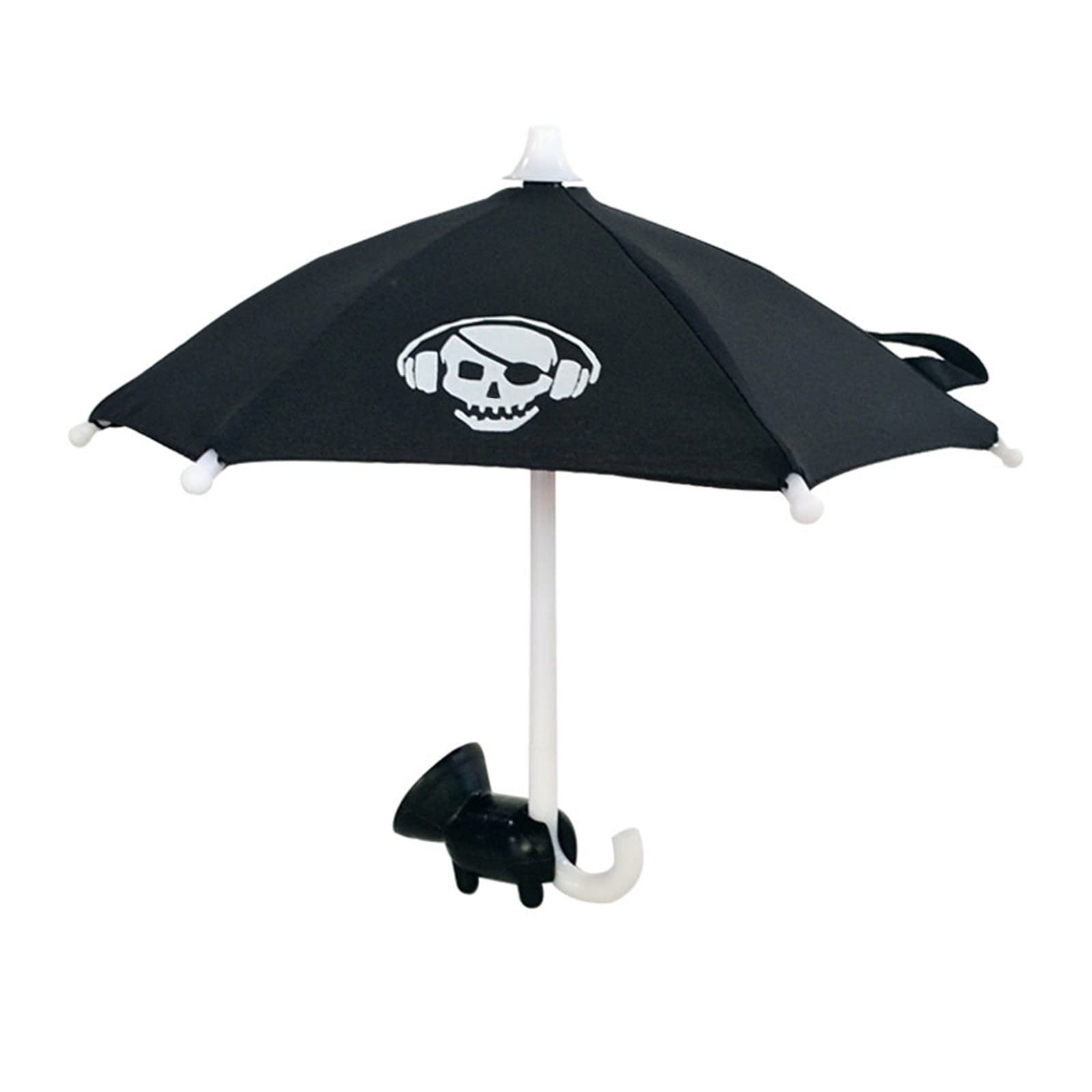 5# QV Universal Phone Stand with Umbrella - Adjustable Suction Cup Phone Holder for Outdoor Use, Perfect for Beach, Pool, and Sunny Days - Compatible with All Smartphones