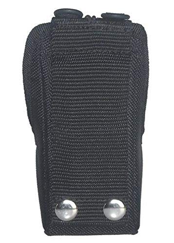 Durable Nylon Carry Case for Motorola Mobius Two-Way Radio with Fixed Belt Loop - Protective Holster for Walkie Talkie - Ideal for Construction, Security & Outdoor Activities