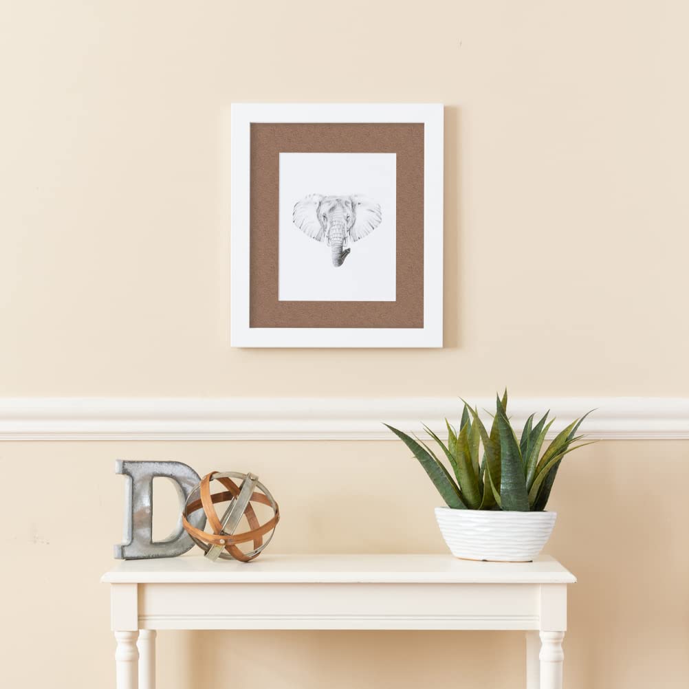 ArtToFrames 24x36 Inch Satin White Picture Frame with 2 Inch Single Sandpiper Mat - Premium Wall Decor for Photos, Posters & Artwork - Perfect for Living Room, Bedroom or Office Display
