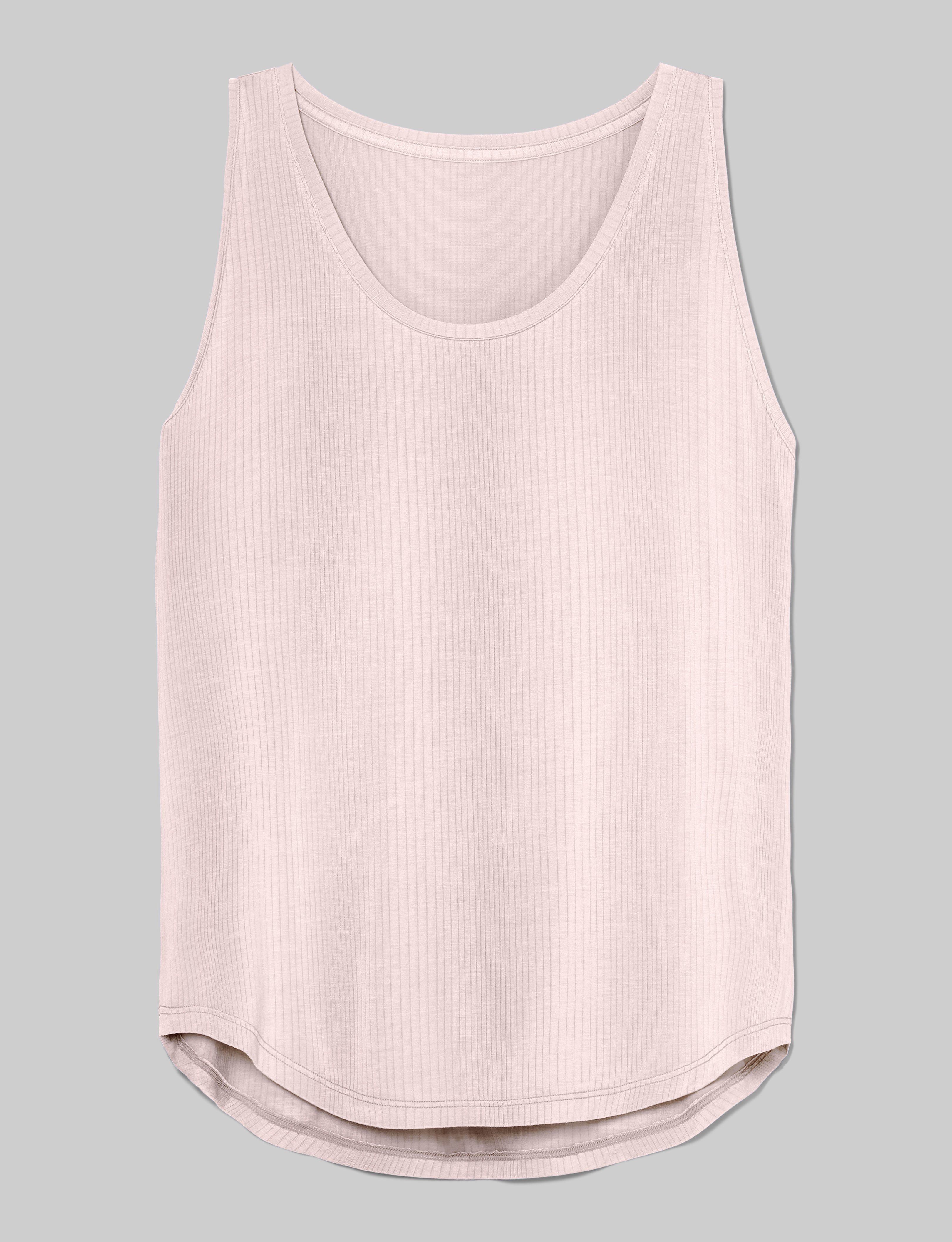 Women's Second Skin Luxe Rib Sleep Tank - Soft Comfortable Sleepwear for Nightwear & Lounge - Perfect for Bedtime, Relaxing at Home, and Travel