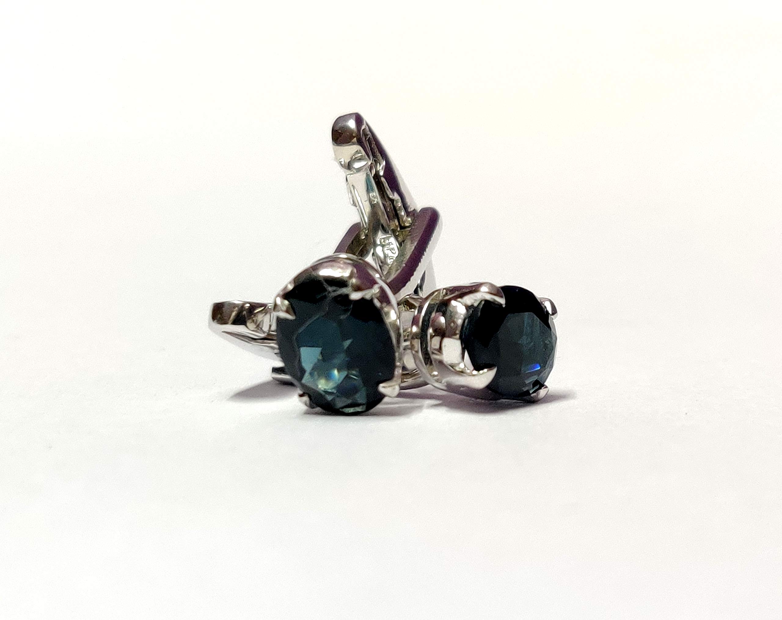 Premium London Blue Topaz Cufflinks for Men - 3.5 Ct AA Grade Groomsmen Wedding Cufflinks - Elegant Gift for Groom, Best Man & Formal Occasions