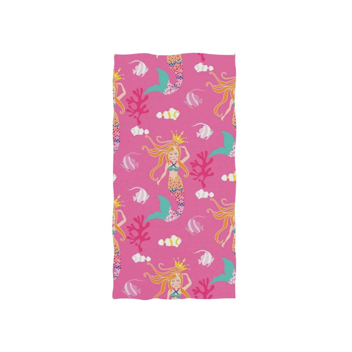 Soft Pink Mermaid Hand Towels - 30