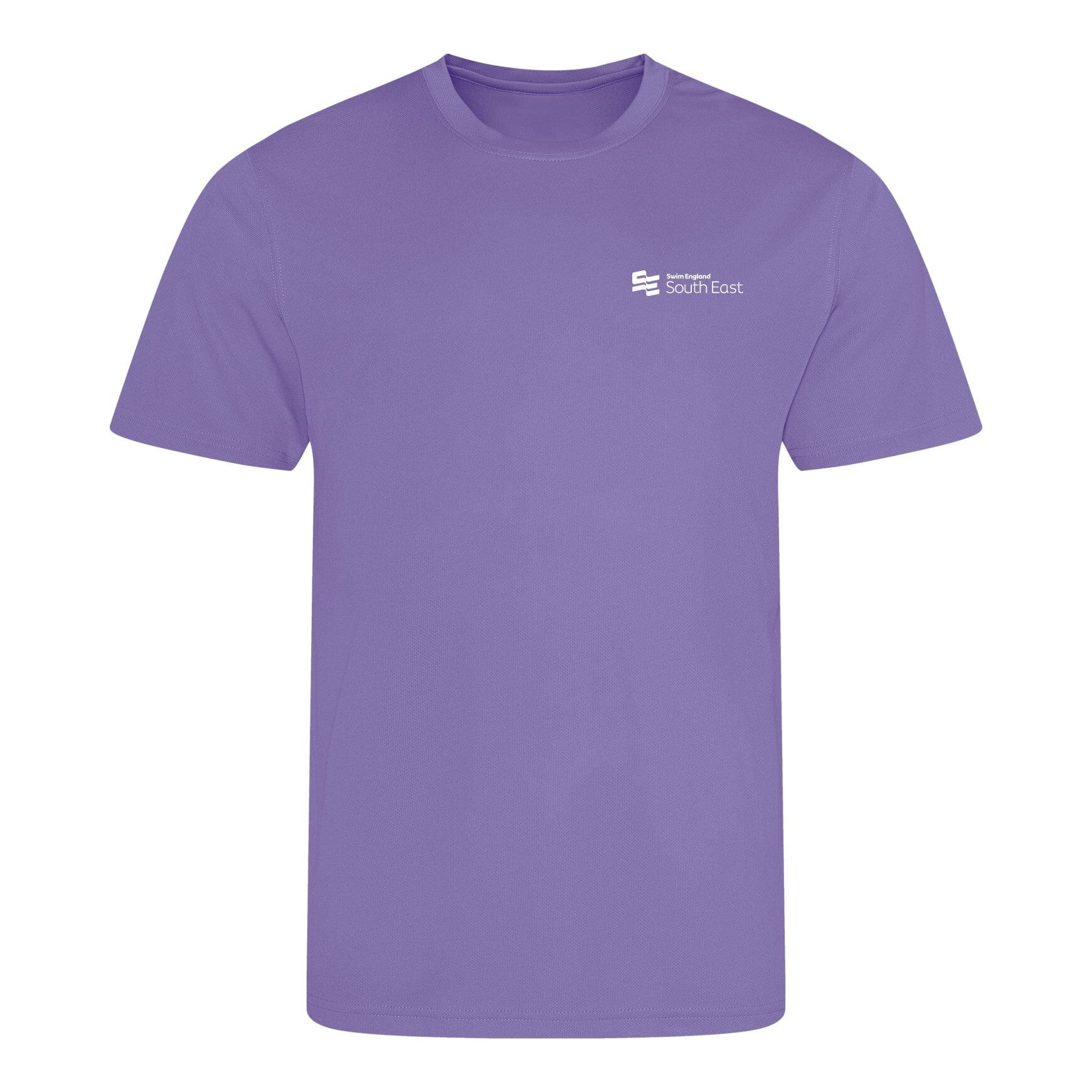 Swim England South East Open Water Regional Championships 2025 T-Shirt - Digital Lavender Color - Comfortable Athletic Wear for Swimming Competitions & Outdoor Water Sports