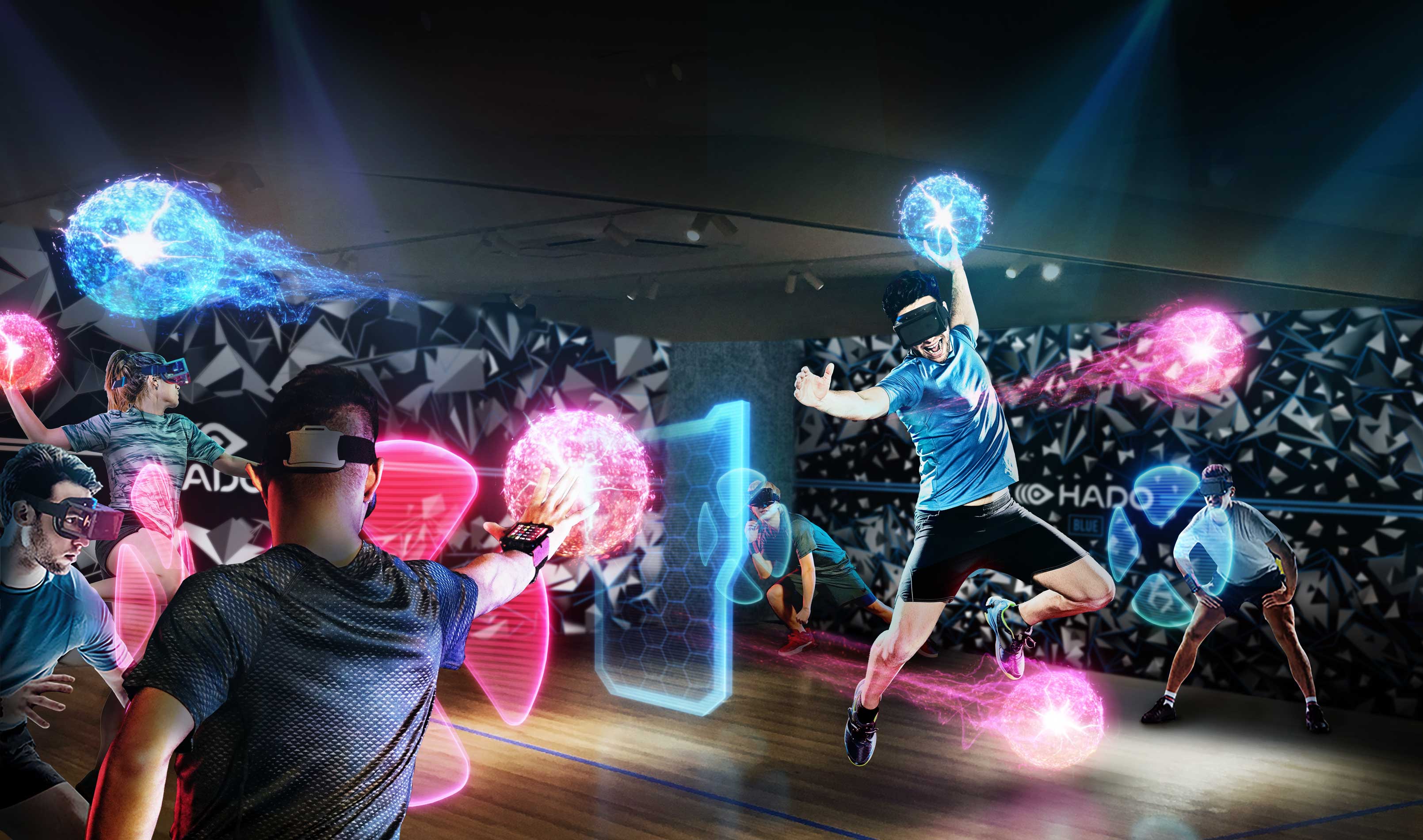 HADO AR Physical Esports Game Set - Interactive Augmented Reality Sports Equipment for Indoor & Outdoor Team Battles | Perfect for Fitness, Gaming Events, and Family Fun Activities