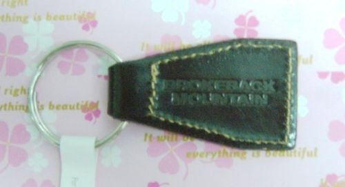 2005 Brokeback Mountain Movie Promotional Keychain - Heath Ledger & Jake Gyllenhaal Collectible - Perfect for Movie Fans & Western Memorabilia Collectors