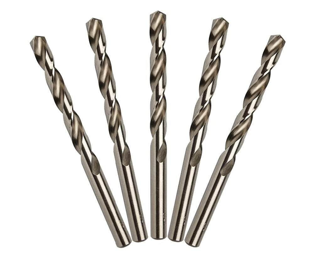 5PCS HSS9341 High-Speed Steel Twist Drill Bit Set (7-13mm) for Dremel Tools - Perfect for Wood, Metal & Stainless Steel DIY Projects - Power Tool Accessories for Drilling, Crafting & Home Improvement