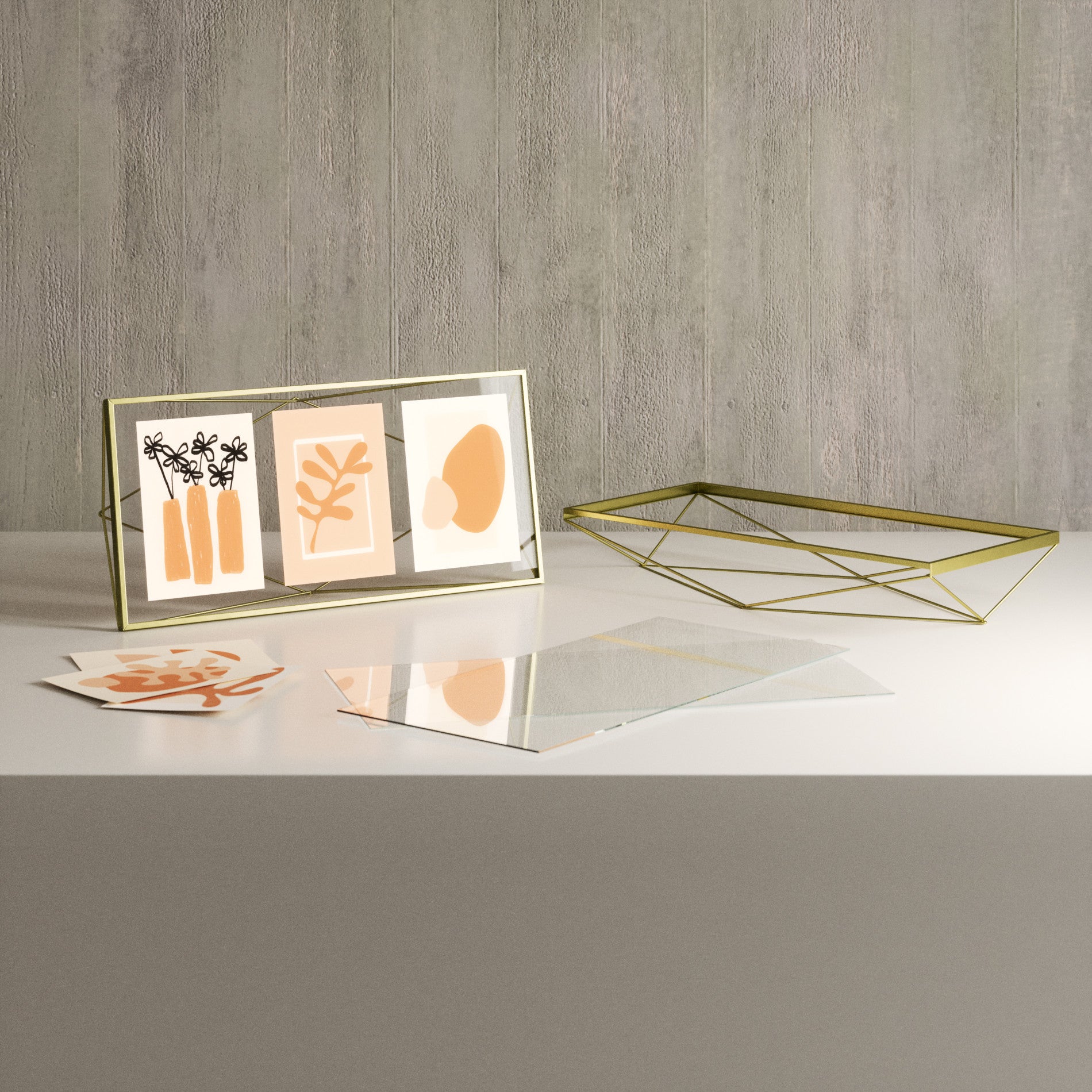Prisma Picture Frame - Elegant Modern Photo Display for Wall & Tabletop - Perfect for Home Decor, Office, and Gift Giving