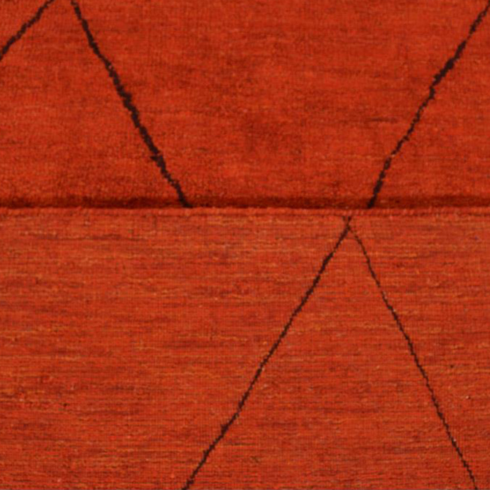 Handmade Hexagon Hand Knotted Wool Rug - Boho Chic Area Rug for Living Room, Bedroom & Nursery - Non-Slip Soft Floor Decor