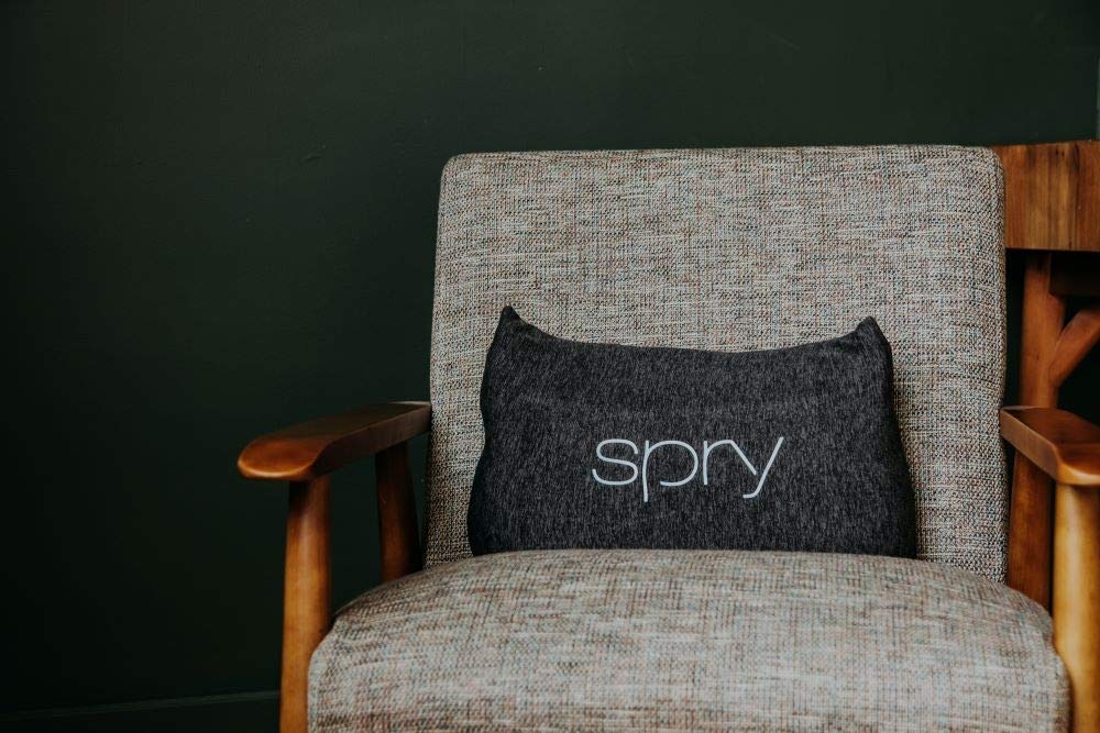 Spry Recovery Pillow - Orthopedic Neck & Back Pain Relief Pillow with Contoured Support & Adaptive Flo-Form Technology - Ideal for Side Sleepers, Post-Surgery Recovery & Chronic Pain Sufferers (Charcoal Grey)