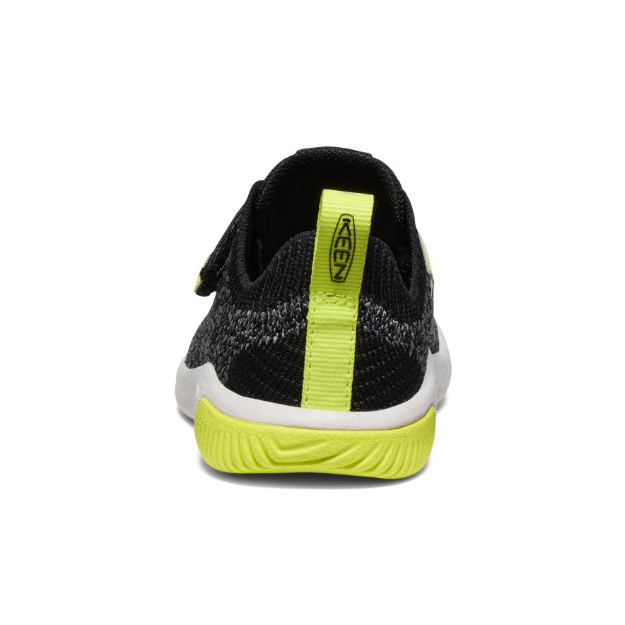 KNX Toddlers' Knit Double Strap Shoes - Black/Evening Primrose | Comfortable & Stylish Baby Walking Shoes for Playtime & Outdoor Adventures
