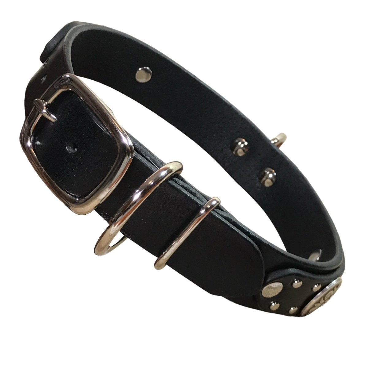 Premium Savannah Small Leather Dog Collar - Adjustable & Durable Pet Collar for Small Dogs - Perfect for Daily Walks, Training & Fashion Accessories