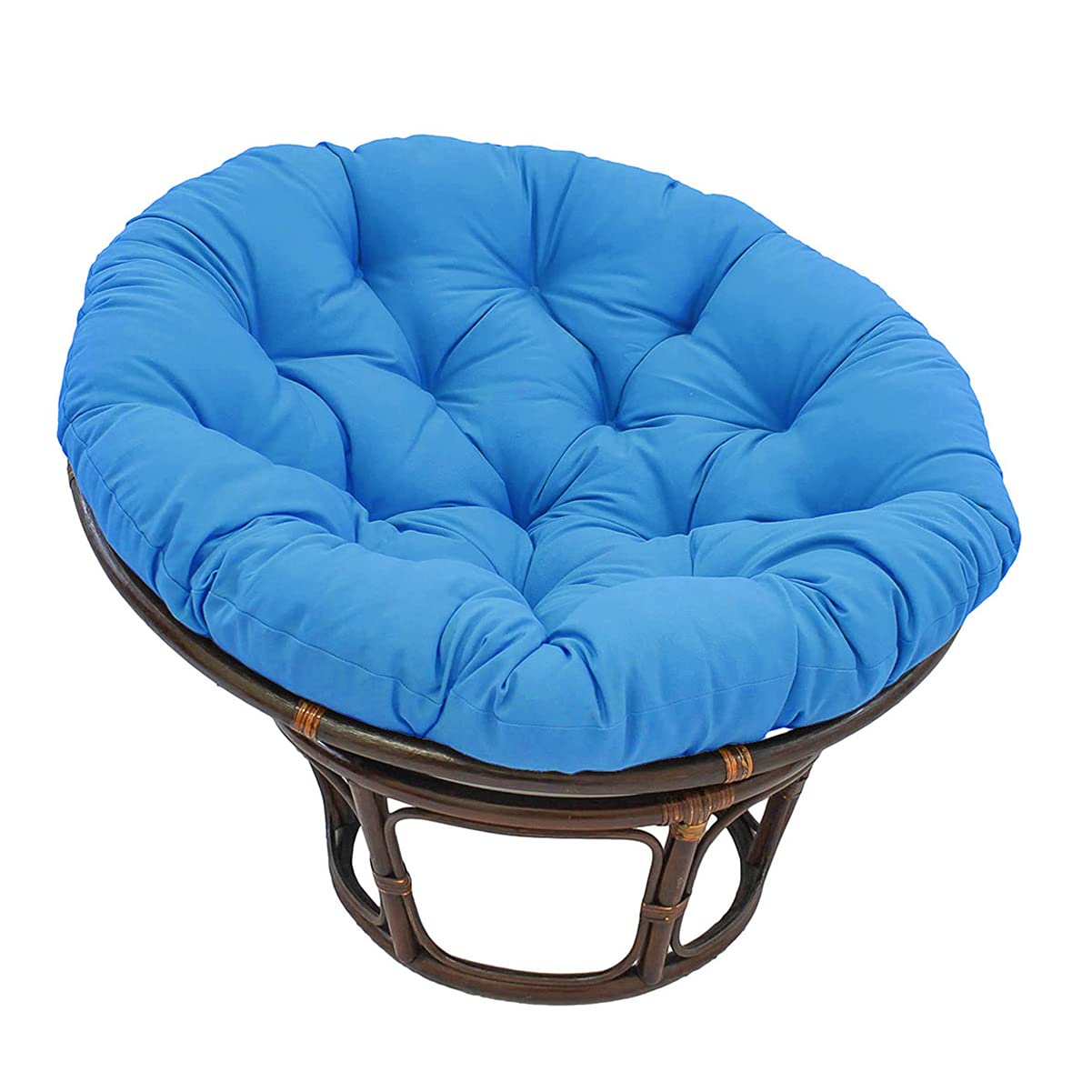 **Braiton 32-Inch Egg Seat Cushion – Overstuffed Thick Patio Hammock Swing Chair Pad – Water-Resistant Indoor/Outdoor Use – Blue (80CM) – Perfect for Porch, Garden, or Balcony Relaxation**