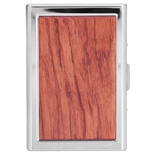 Premium Wooden Credit Card Holder - Rosewood Business Card Case for Women, Compact & Portable Wallet Organizer - Perfect for Gifts, Travel, and Everyday Use