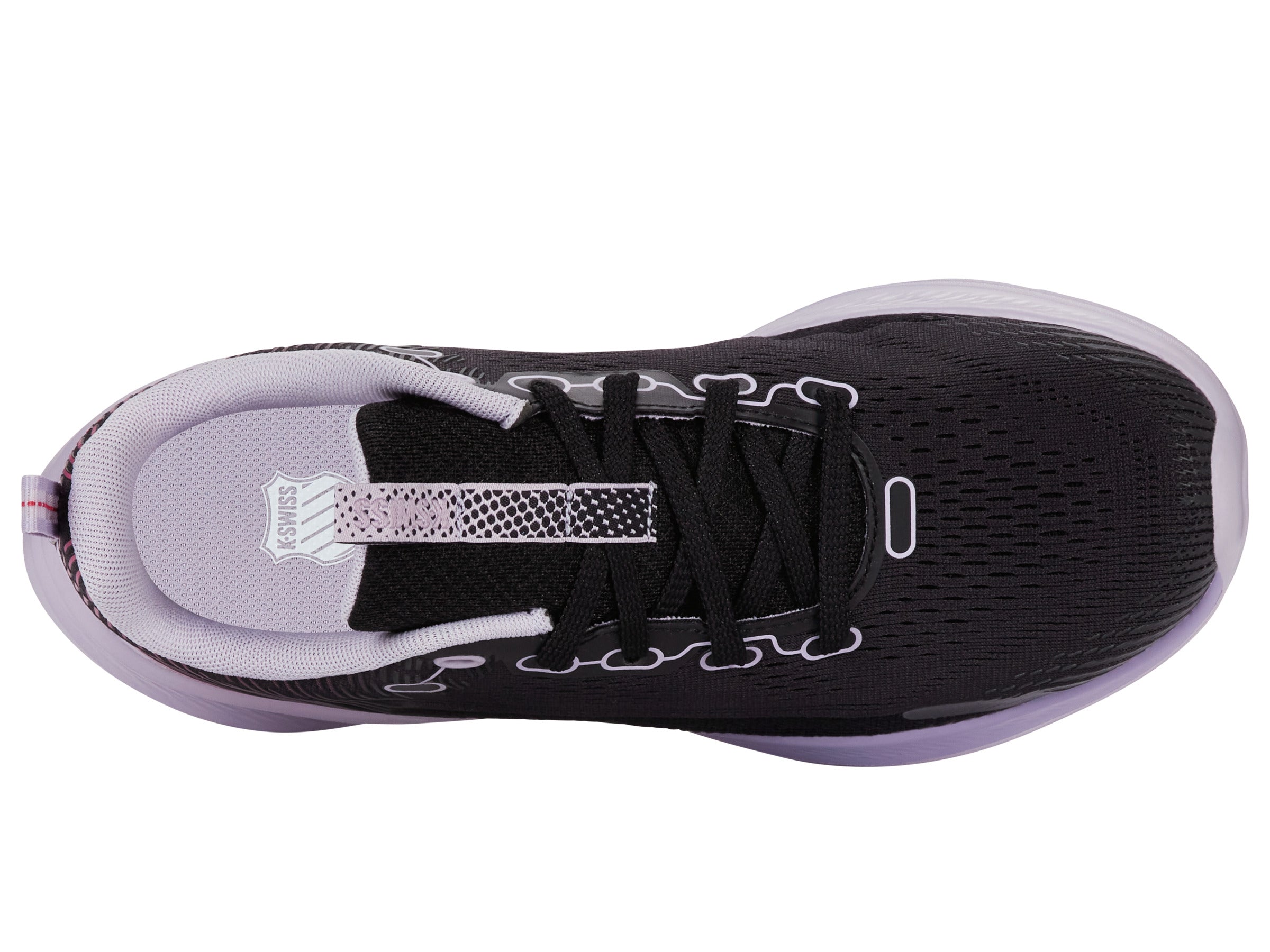HELIO TRAINER Running Shoes for Women - Lightweight & Breathable Black/Lilac/Raspberry Sneakers for Jogging, Gym Workouts & Outdoor Activities