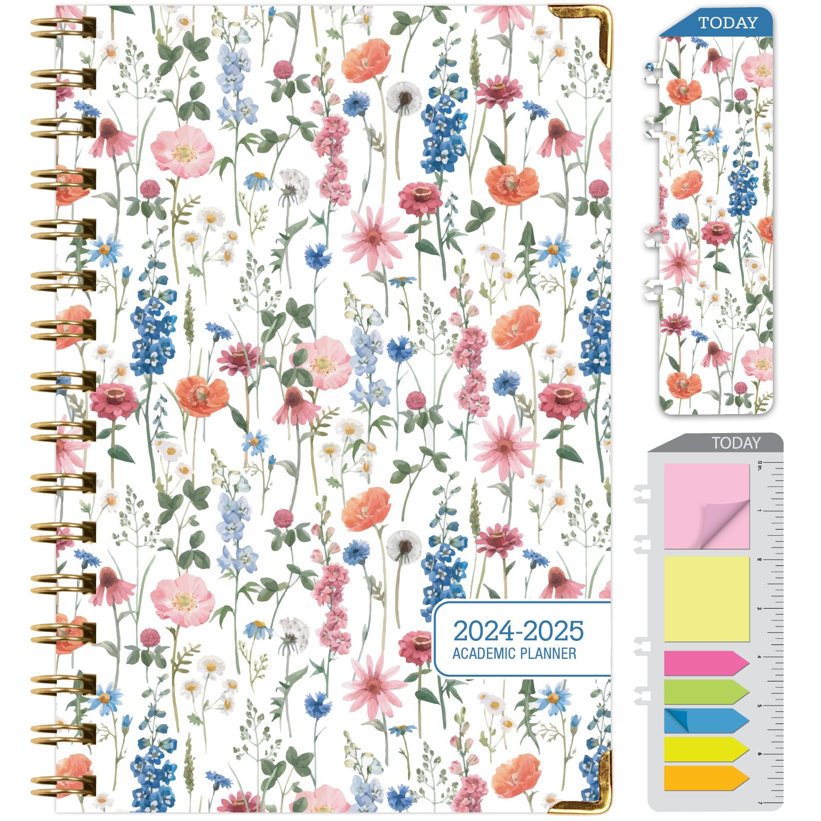 **2024-2025 Academic Planner Hardcover – June 2024 to July 2025, 5.5