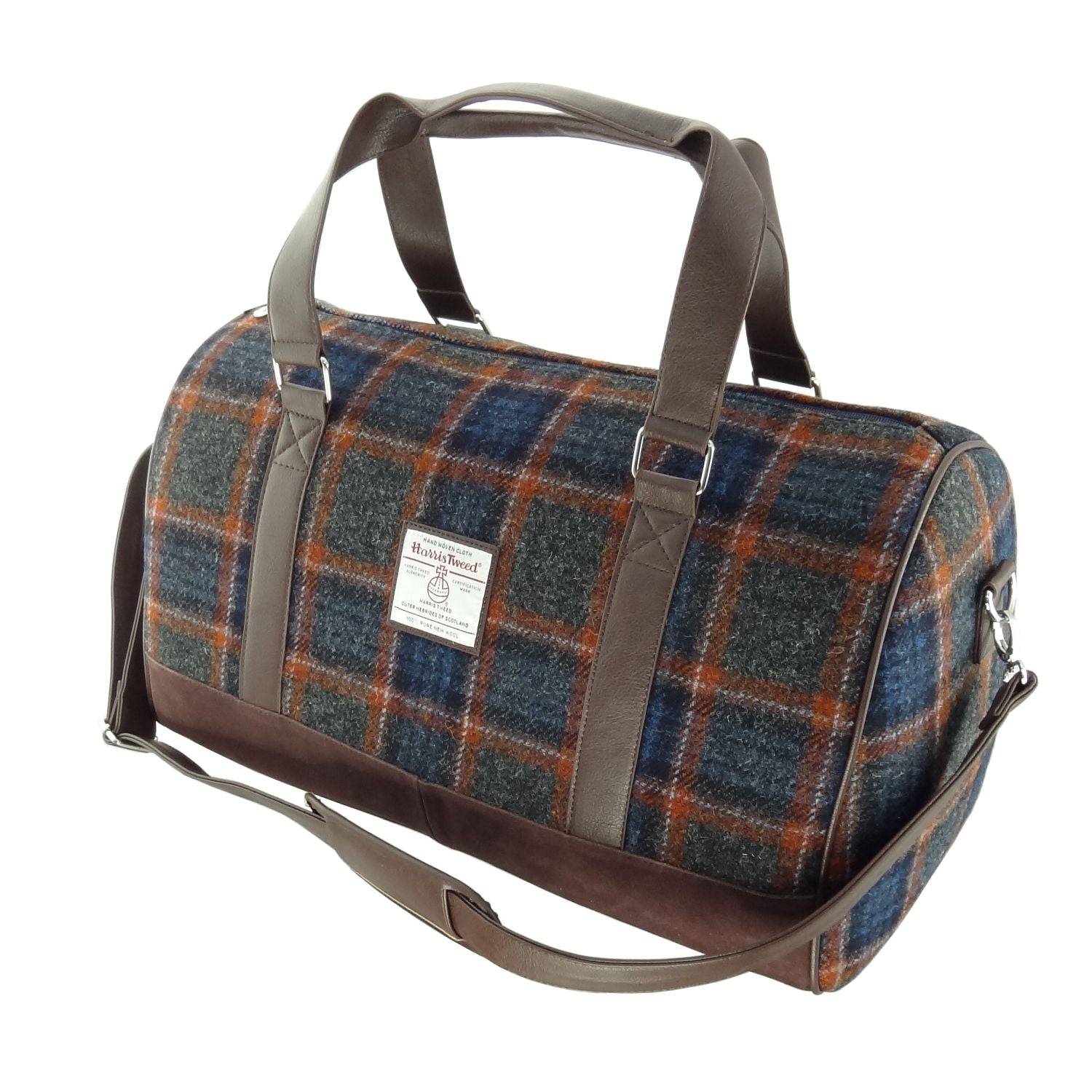 Harris Tweed Weekend Bag - Stylish & Durable Travel Duffel for Men & Women [6 Colors] - Perfect for Business Trips, Gym & Weekend Getaways