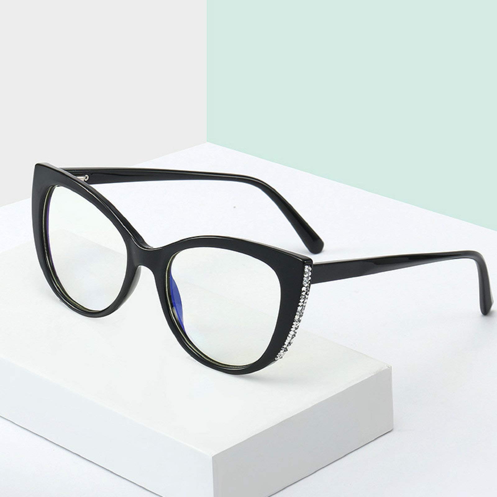 Willochra Blue Light Blocking Reading Glasses 2 Pack - Anti Glare Computer Eyeglasses for Women, Lightweight Readers for Office Work & Screen Time