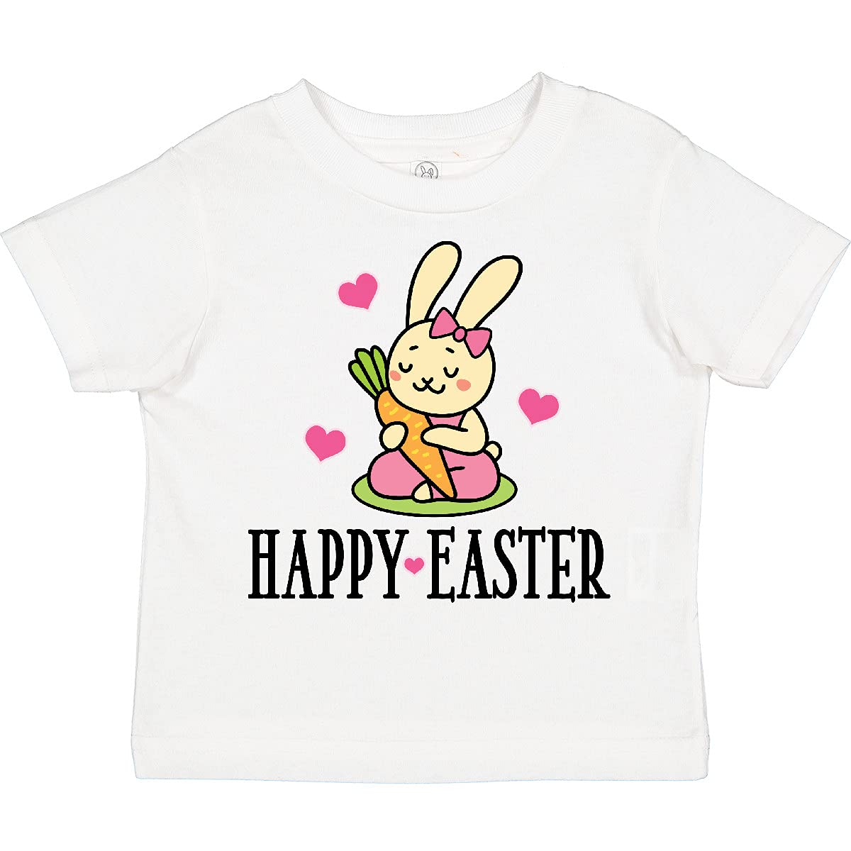 Inktastic Easter Bunny Girls Toddler T-Shirt - Cute Cotton Easter Outfit for Toddler Girls - Perfect for Easter Egg Hunts, Spring Photos & Family Gatherings