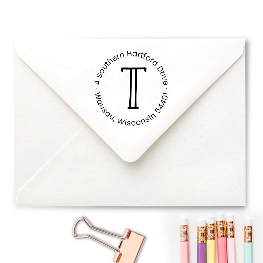 Custom Classic European Hand Stamp - Solid Oak Wood Stamp with Elegant Design | Perfect for Wedding Invitations, Certificates & DIY Crafts
