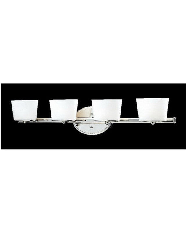 Z Lite Lighting 1907 4V CH 4-Light Bathroom Vanity Wall Sconce in Polished Chrome Finish - Perfect for Bathroom, Powder Room & Dressing Area Lighting