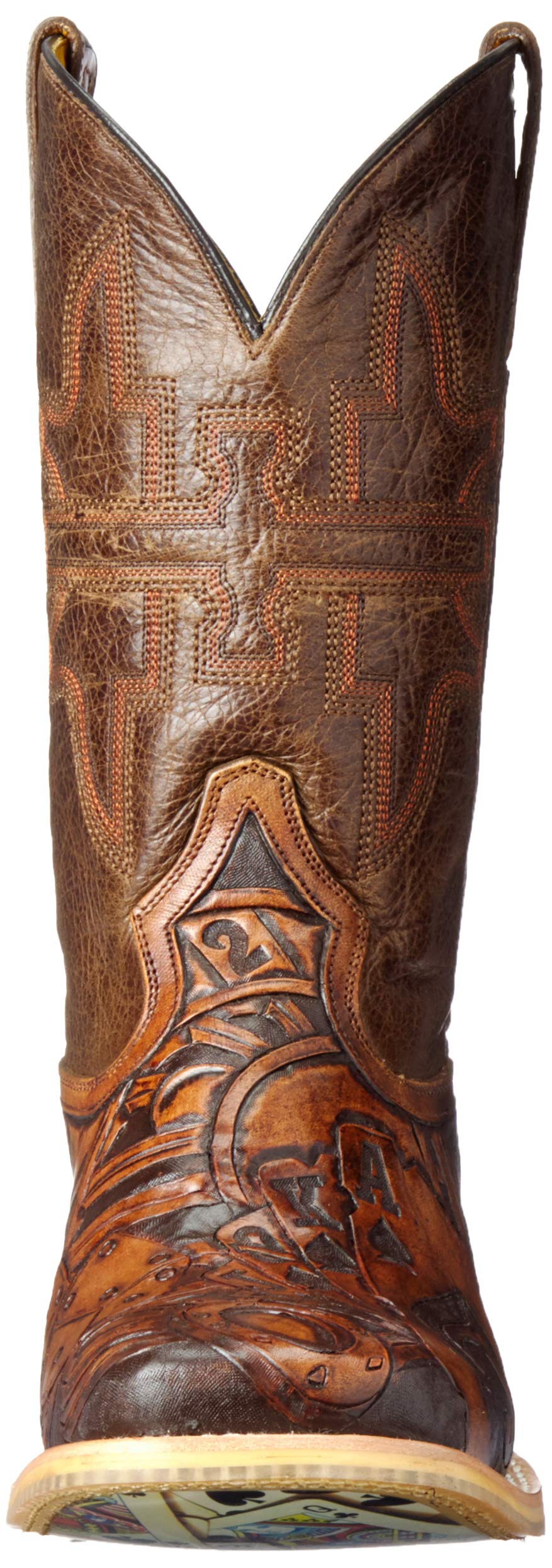 Tin Haul Men's The Gambler Western Boots - Cowboy Boots for Men with Comfortable Leather & Durable Sole | Perfect for Country Dancing, Rodeo & Western Fashion