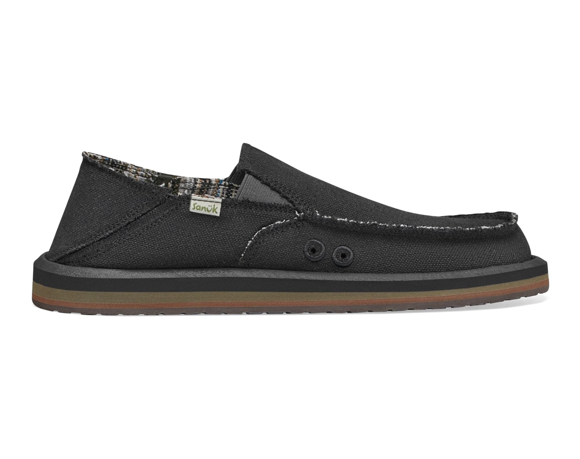 Sanuk Men's Donny Hemp Loafers - Comfortable Slip-On Shoes with Memory Foam Footbed | Eco-Friendly Casual Shoes for Men | Perfect for Beach, Travel & Everyday Wear