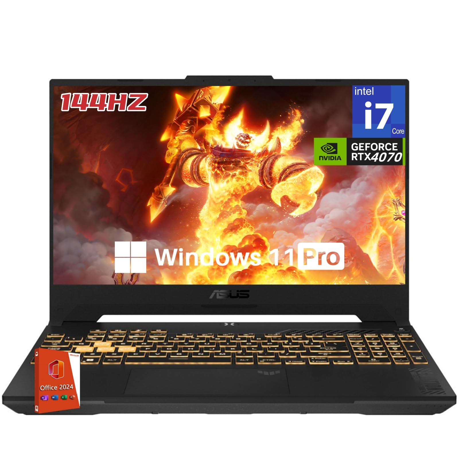 ASUS TUF F15 Gaming Laptop - NVIDIA RTX 4070, Intel Core i7-13620H (13th Gen), 15.6