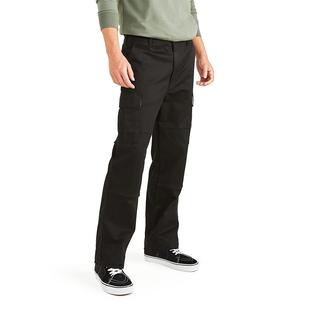 Dockers Men's Relaxed Fit Cargo Pants - Comfortable Casual Work Pants with Multiple Pockets for Outdoor, Travel & Everyday Wear