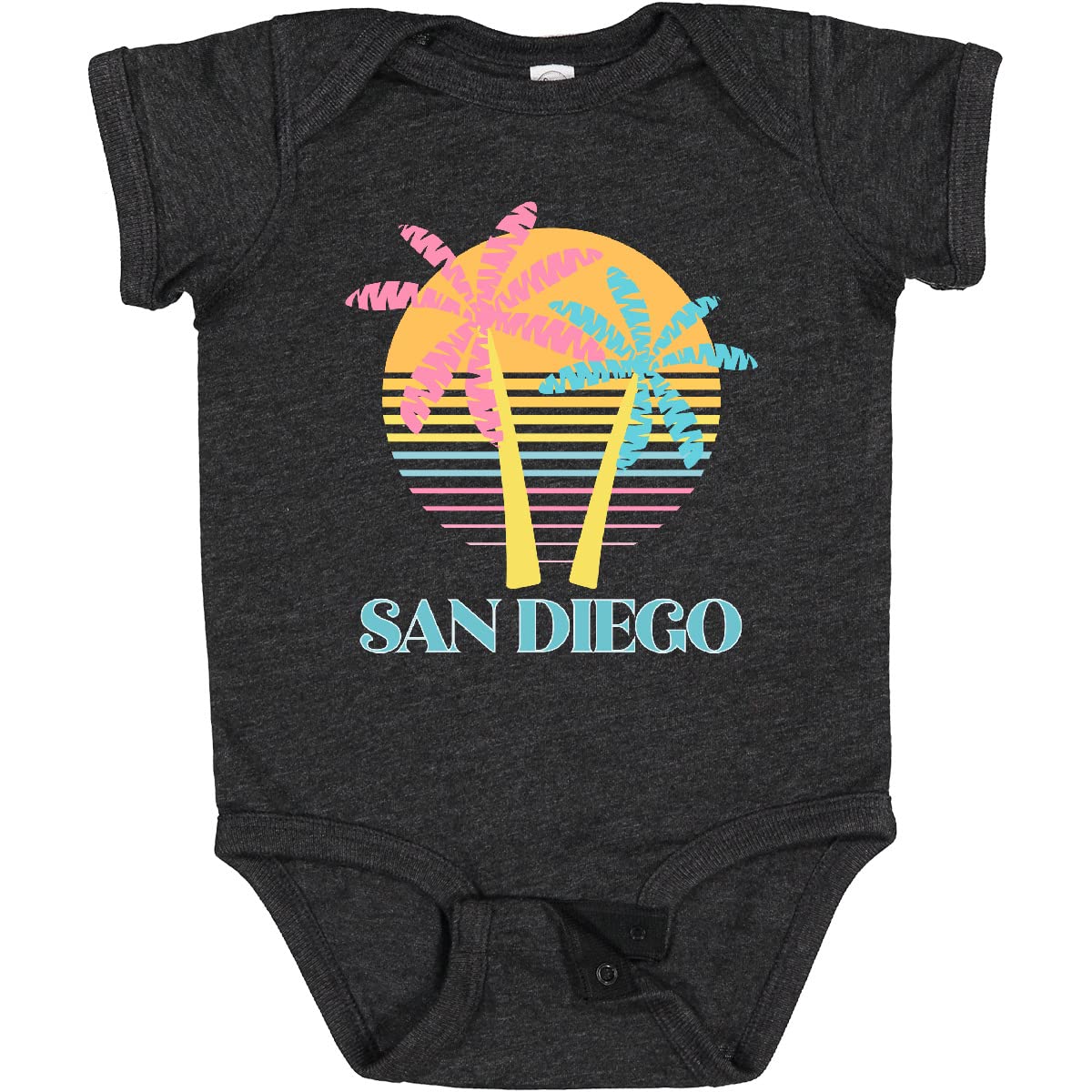 Inktastic San Diego California Beach Vacation Baby Bodysuit - Cute Summer Outfit for Infants, Boys & Girls - Perfect for Beach Trips, Family Photos & Vacation Souvenirs