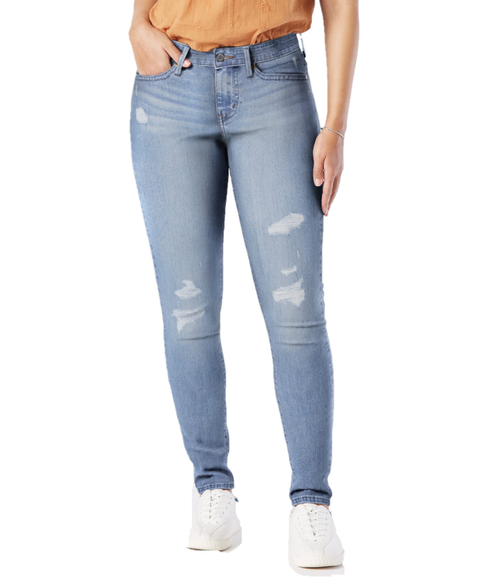 Levi's Signature Gold Women's Modern Skinny Jeans - Stretch Denim Pants for Everyday Comfort (Plus Size Available) | Perfect for Work, Casual Outings & Date Nights