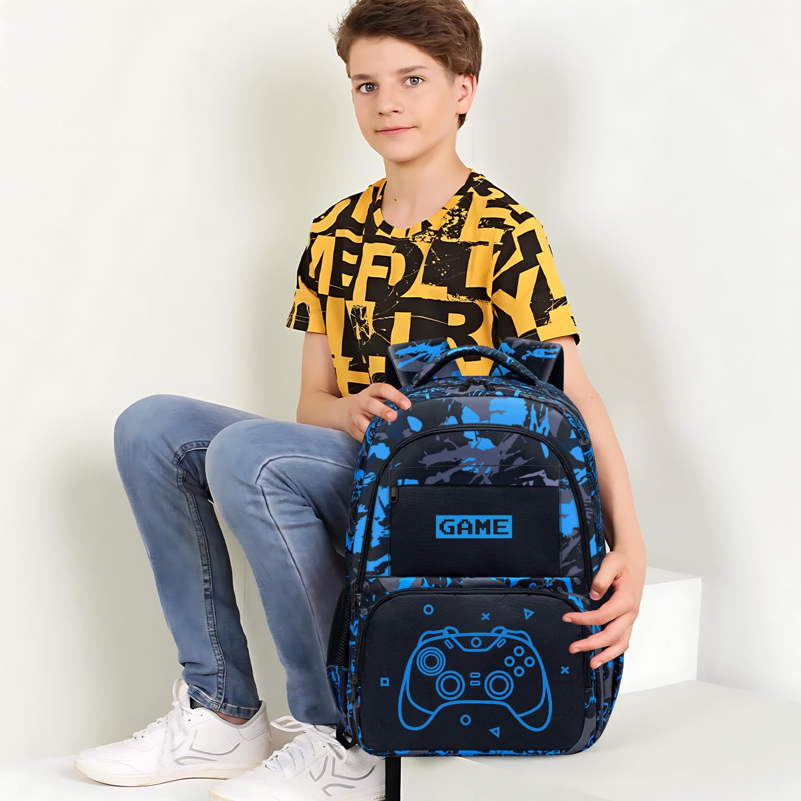 Glow in The Dark Backpack for Boys & Girls - 17
