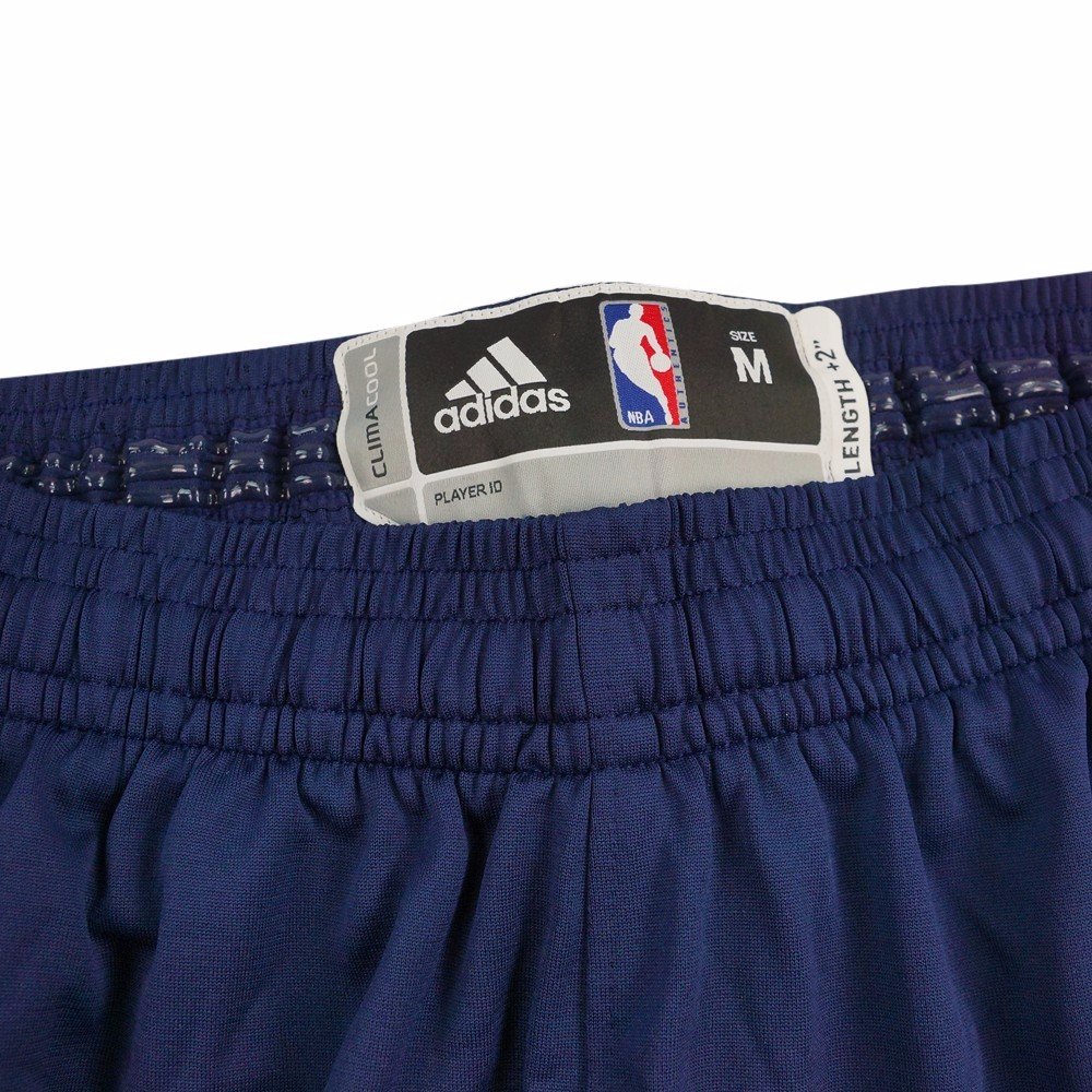 adidas Orlando Magic NBA Blue Authentic On-Court Climacool Team Game Shorts for Men - Breathable Basketball Shorts for Training & Games