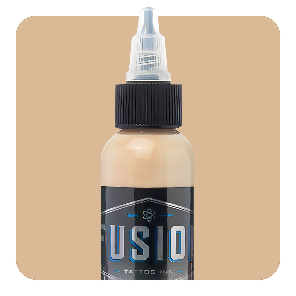 Premium Bone White Fusion Tattoo Ink - 1oz Bottle for Professional Tattoo Artists - Perfect for Fine Line Work and Realistic Shading