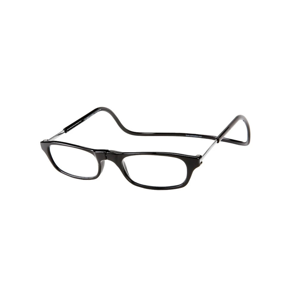CliC Original Readers - Sleek Black Reading Glasses for Men & Women | Perfect for Reading, Working & Everyday Use