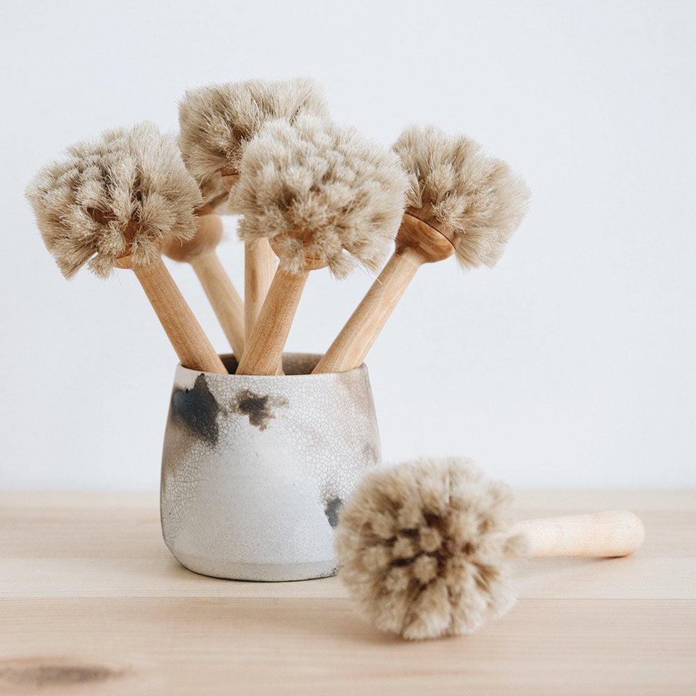 Premium Wooden Handle Glass Cleaning Brush - Durable Window & Mirror Scrubber for Sparkling Clean Surfaces at Home or Office