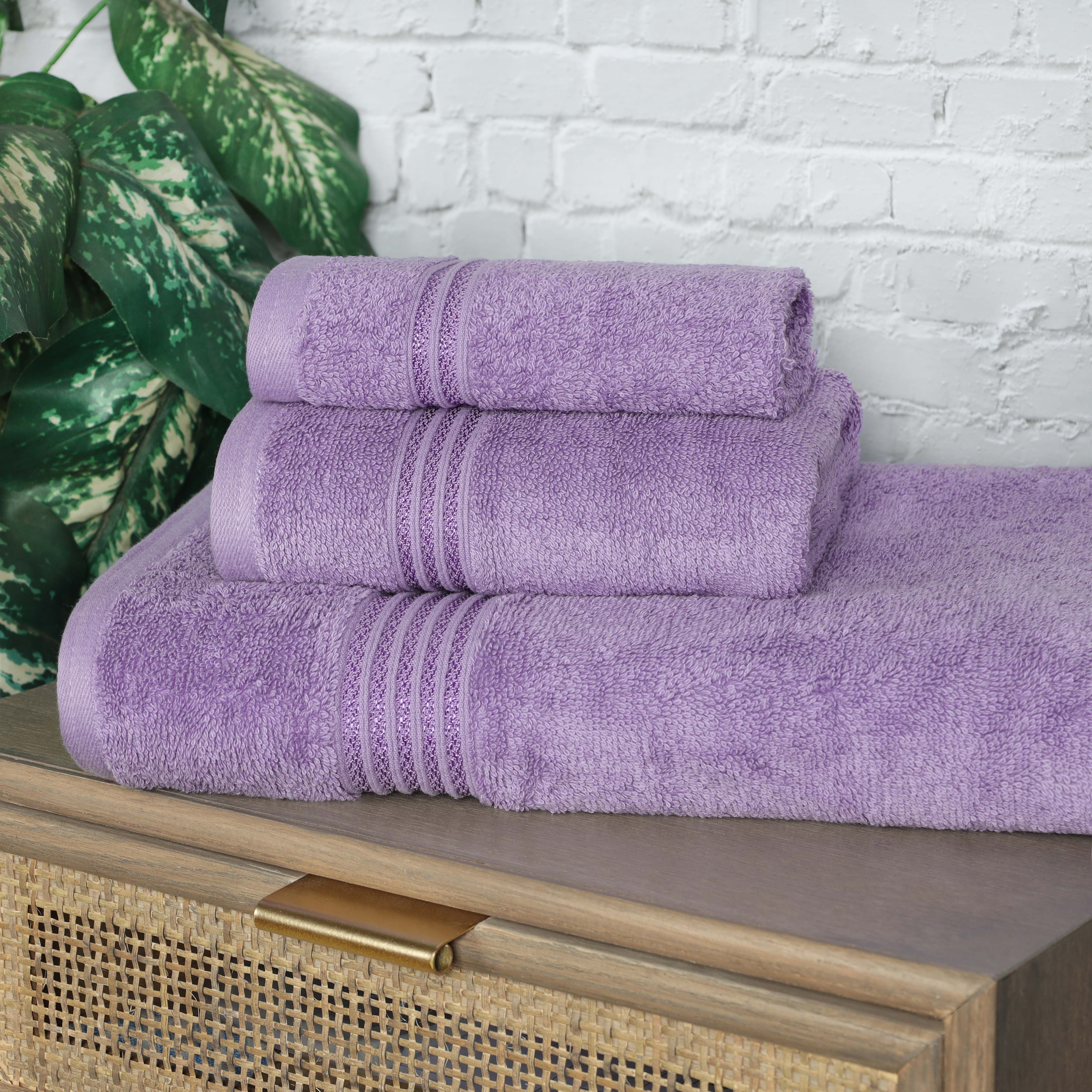 Premium Egyptian Cotton 3-Piece Towel Set - Ultra Soft, Highly Absorbent Bath Towels for Spa, Bathroom & Luxury Home Use