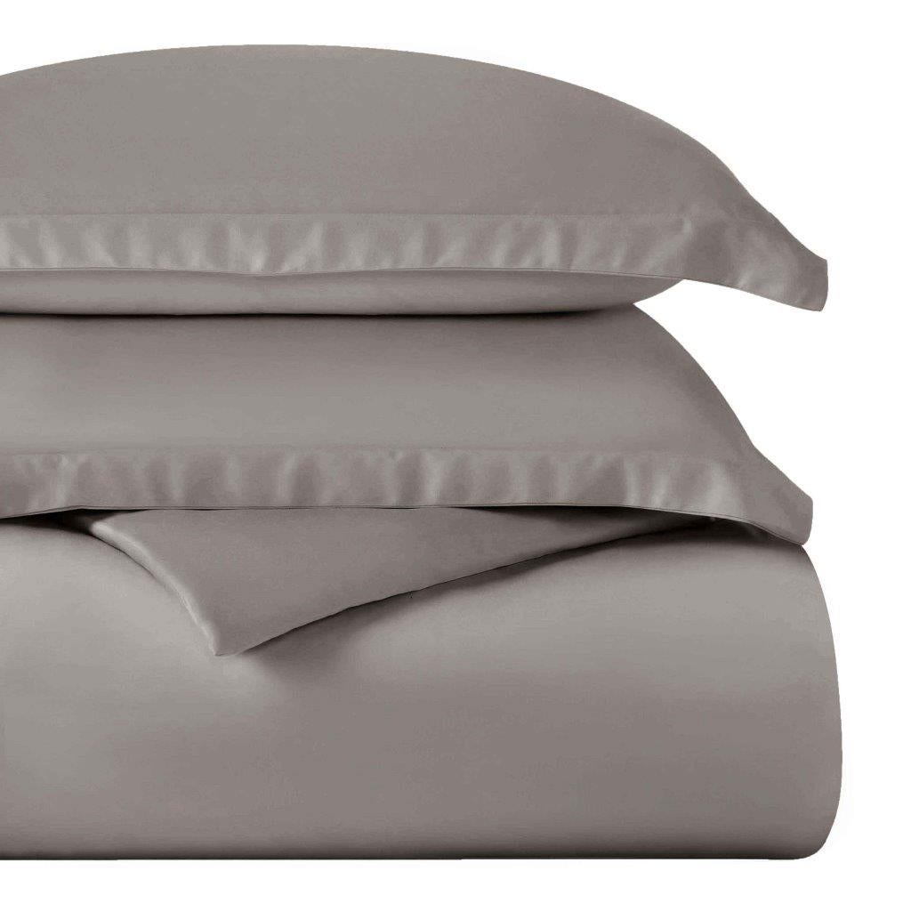 Premium Egyptian Cotton 400 Thread Count Duvet Cover Set - Ultra Soft & Breathable Bedding for Luxury Hotels & Master Bedrooms