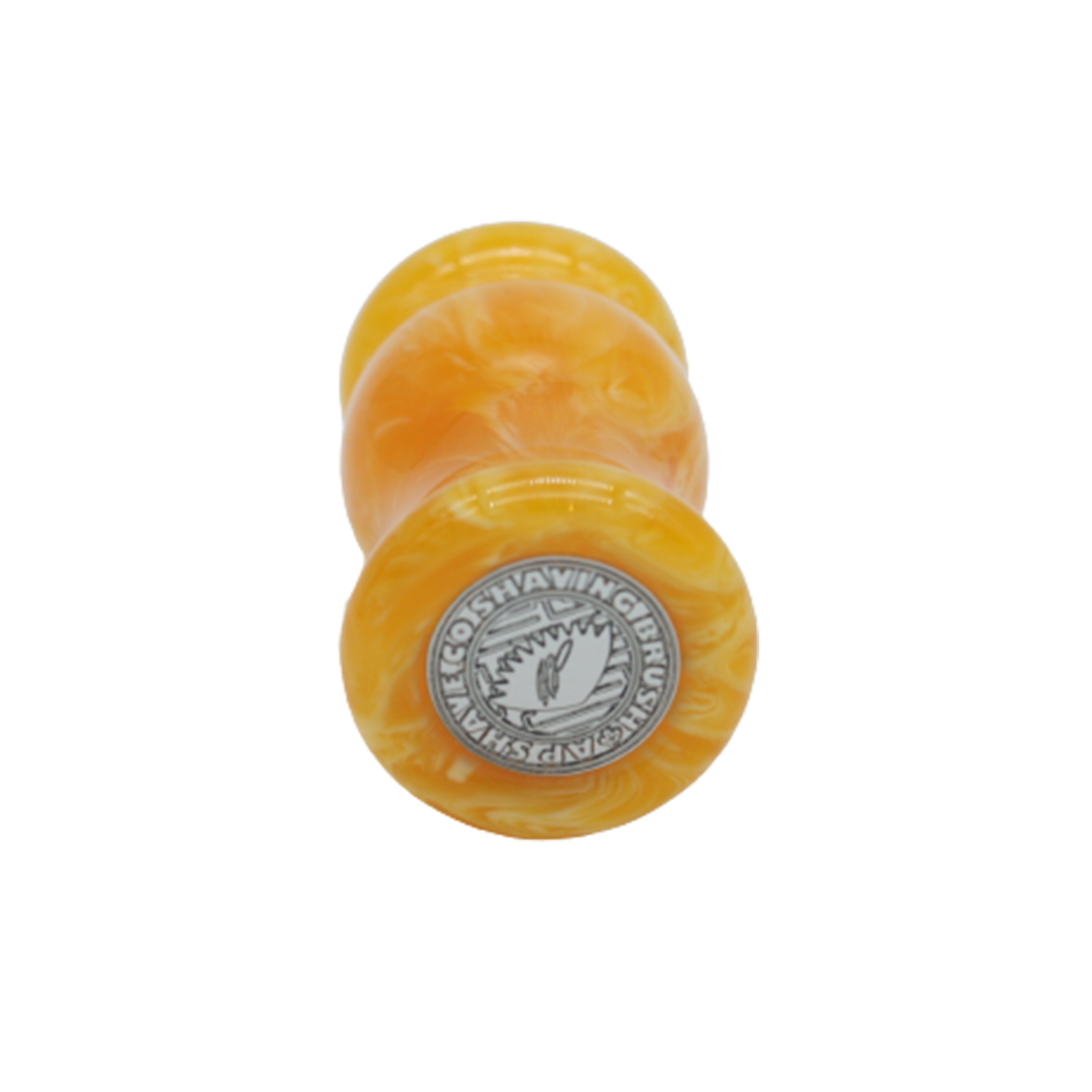 Premium Amber Handcrafted Shaving Brush Handle for 24mm & 26mm Knots - Luxury Wet Shaving Accessory for Men's Grooming & Barber Shop Use