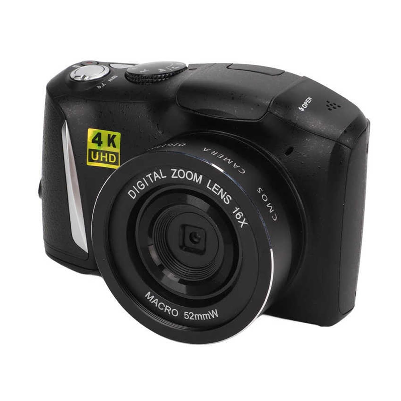 NMBHUS Digital Camera for Vlogging, 4K HD Video Recording, Webcam Function, Compact Travel Camera for YouTube, TikTok, and Social Media - Perfect for Travel, Outdoor Adventures, and Live Streaming