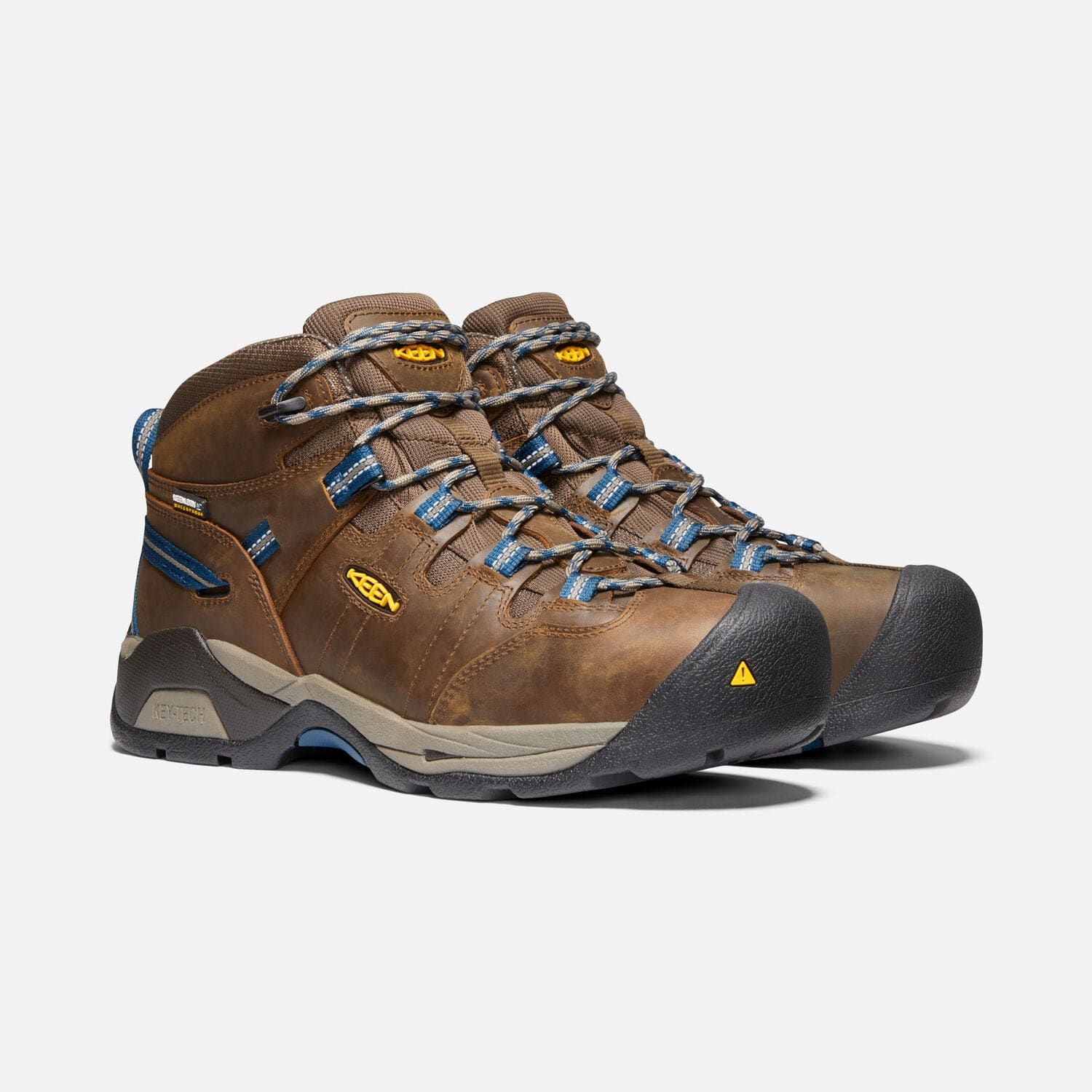 Detroit XT Steel Toe Mid Waterproof Work Boots for Men - Heavy Duty Safety Shoes for Construction, Hiking & Outdoor Work