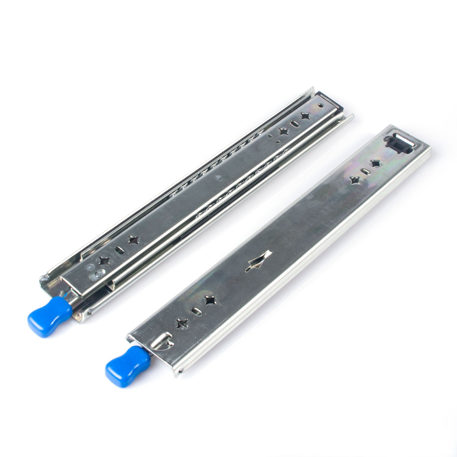 14 Inch Heavy Duty Drawer Slides 150KG Capacity - Locking Ball Bearing Drawer Rails for Kitchen Cabinets, Office Furniture & Workshop Storage