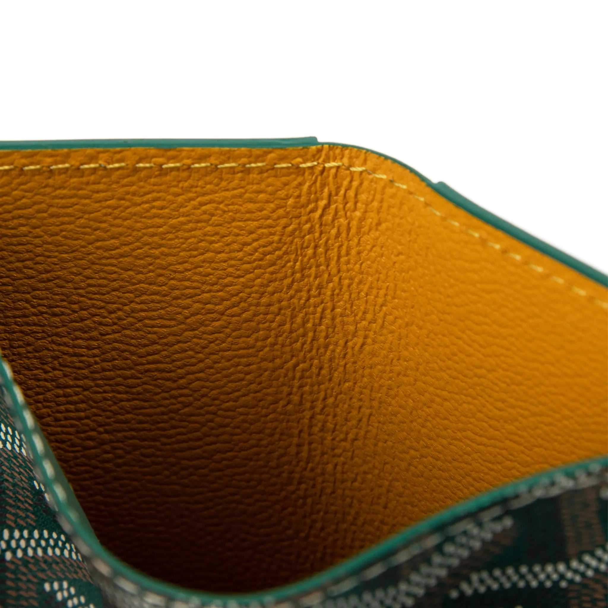 Goyard Saint Pierre Card Wallet in Green - Premium Leather Card Holder for Men & Women - Perfect for Business, Travel, and Everyday Use