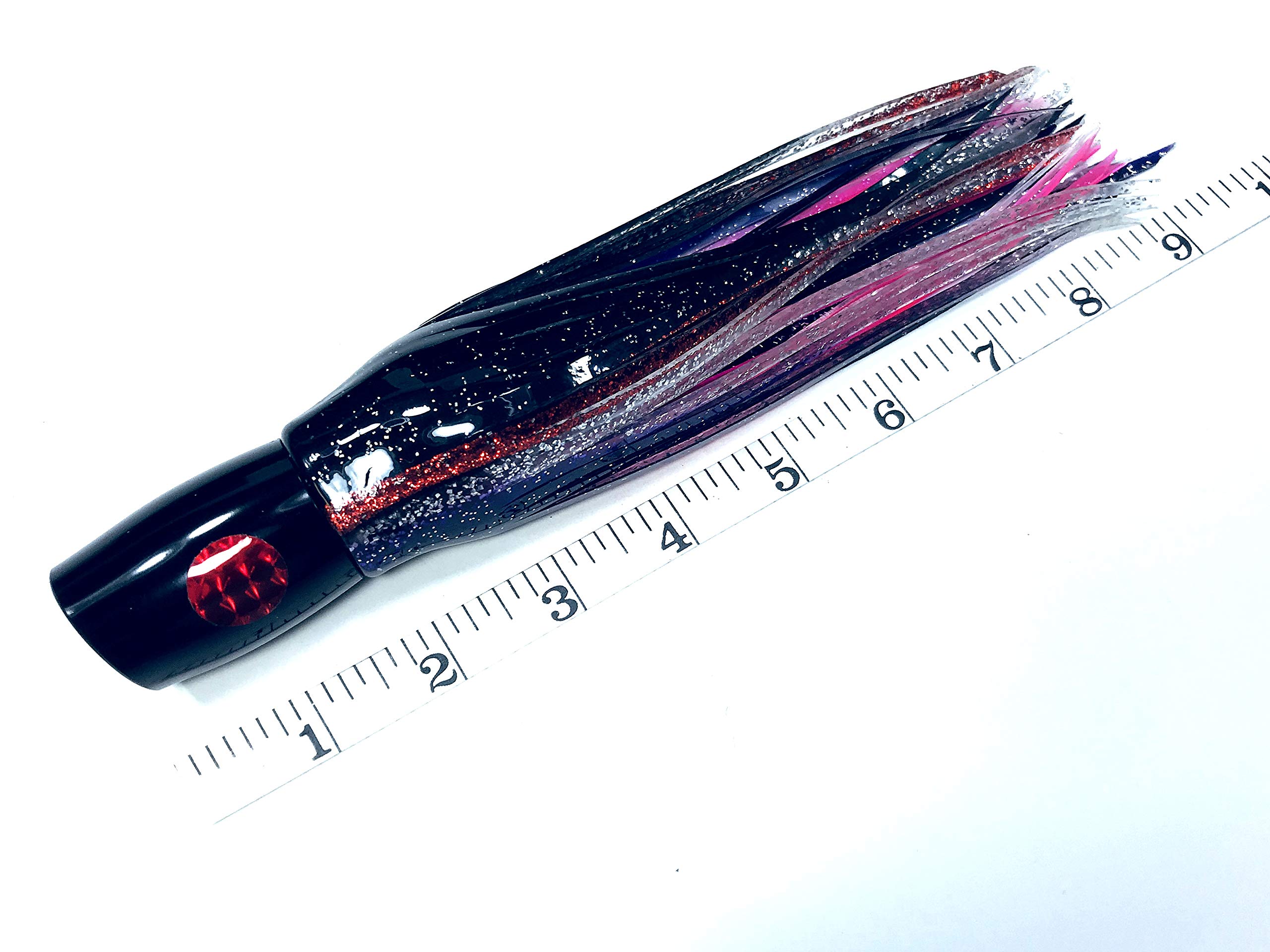 Premium Large Hawaiian Style Kona Plunger Saltwater Fishing Lure - Ideal for Marlin, Tuna, Mahi & Wahoo - Perfect for Deep Sea Fishing & Offshore Angling Adventures