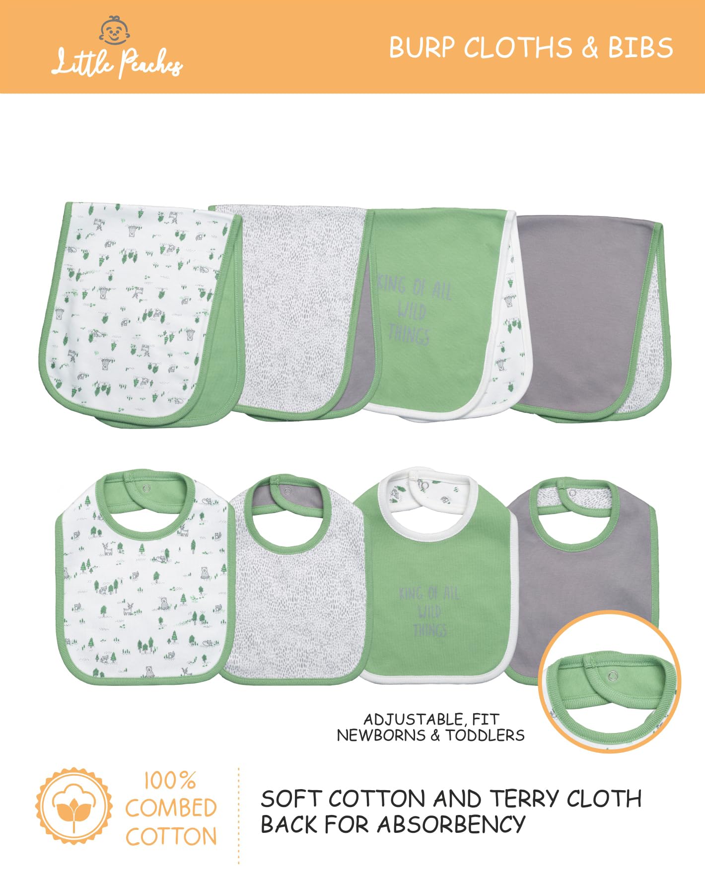 Newborn Baby Clothes Gift Set for Girls & Boys 0-3 Months - Soft Cotton Layette with Hat, Mittens & Socks | Perfect for Hospital, Photo Shoots & First Outfits