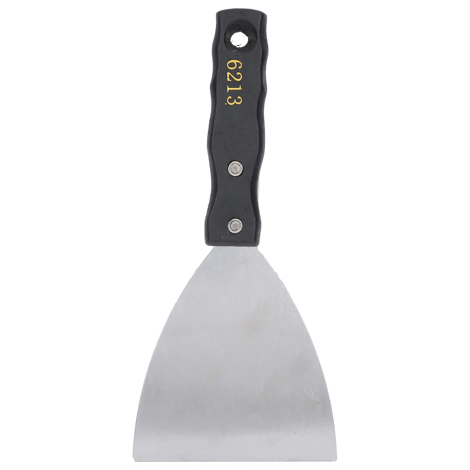Large Wooden Handle Putty Spatula - Flexible Metal Scraper for Oil Painting, Acrylic Mixing, and Art Supplies (6213) - Perfect for DIY Home Repairs, Canvas Art, and Professional Painting Projects