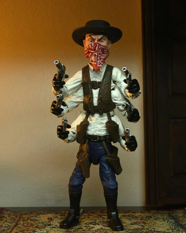 Puppet Master Ultimate Six Shooter & Jester Two Pack Action Figure Set - Horror Movie Collectibles for Display & Role Play Scenes
